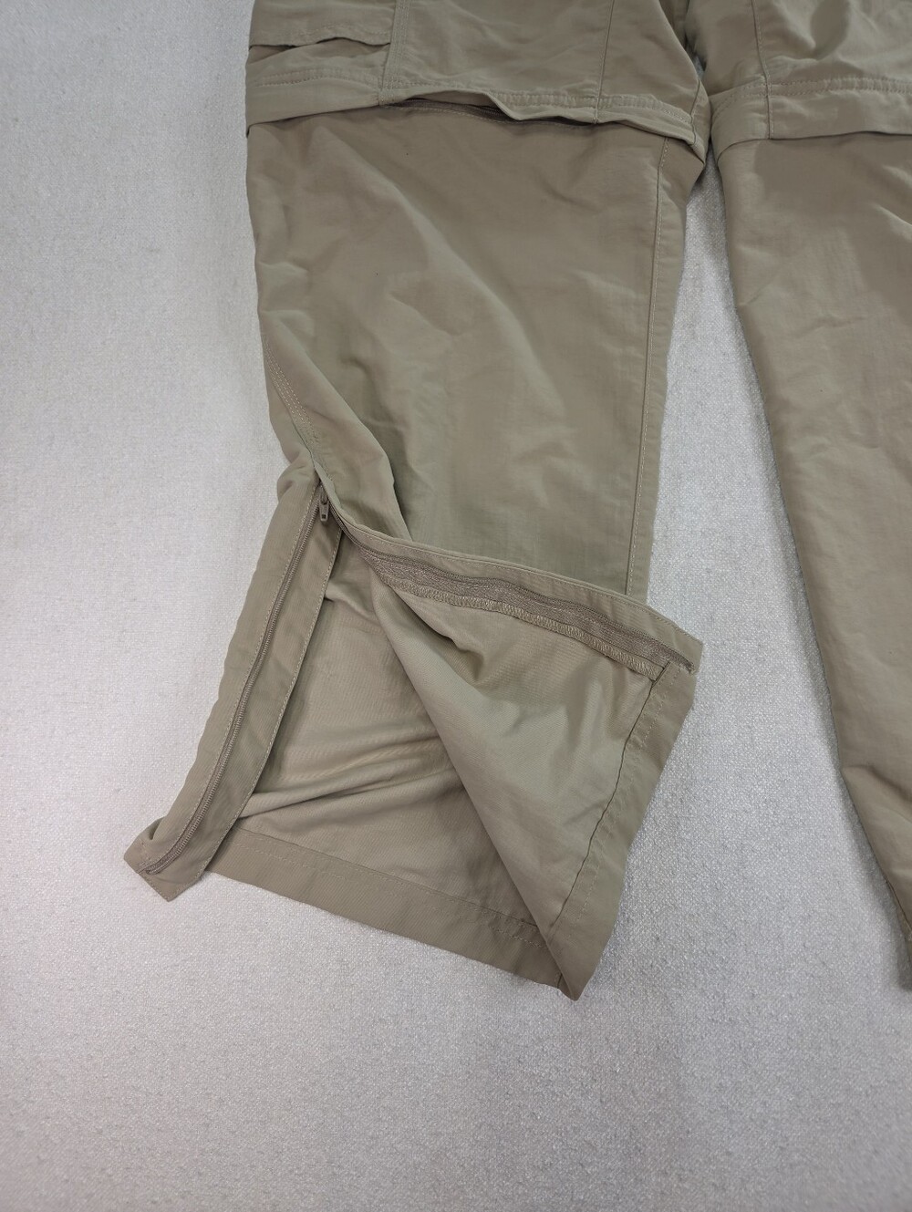 The North Face Khaki Convertible Cargo Pants Mens L - Picture 3 of 11